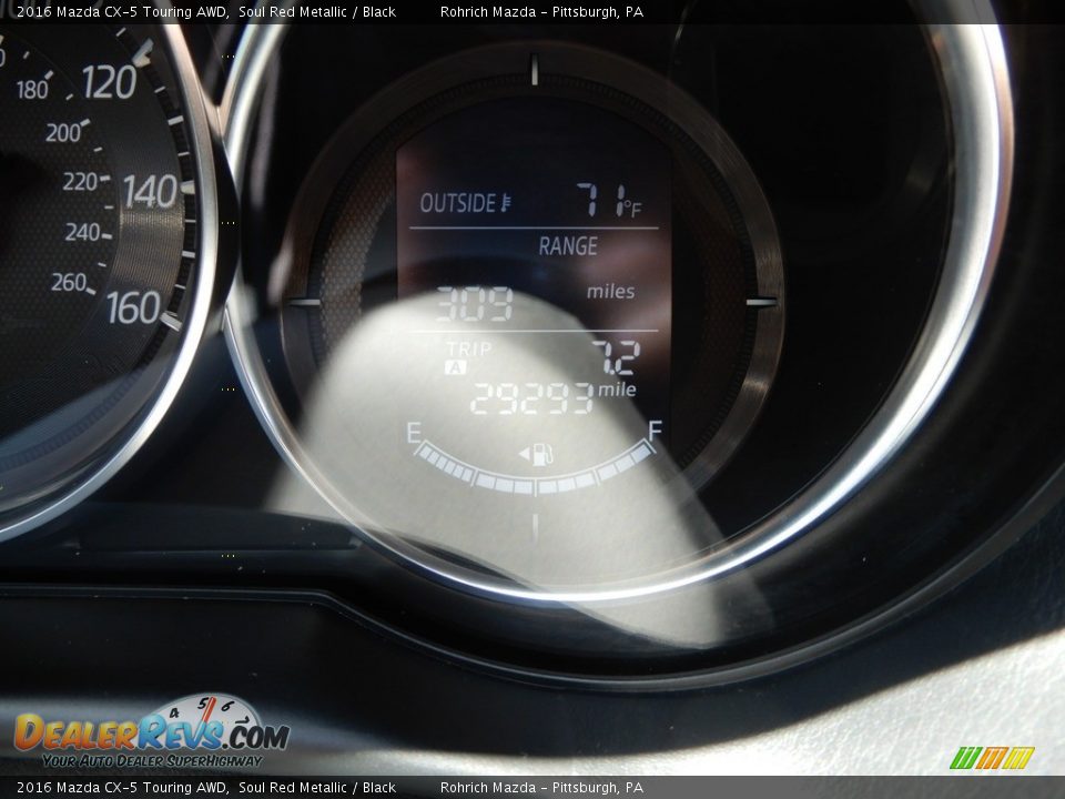 2016 Mazda CX-5 Touring AWD Soul Red Metallic / Black Photo #10