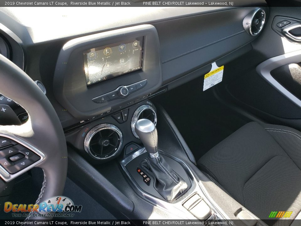 2019 Chevrolet Camaro LT Coupe Riverside Blue Metallic / Jet Black Photo #10