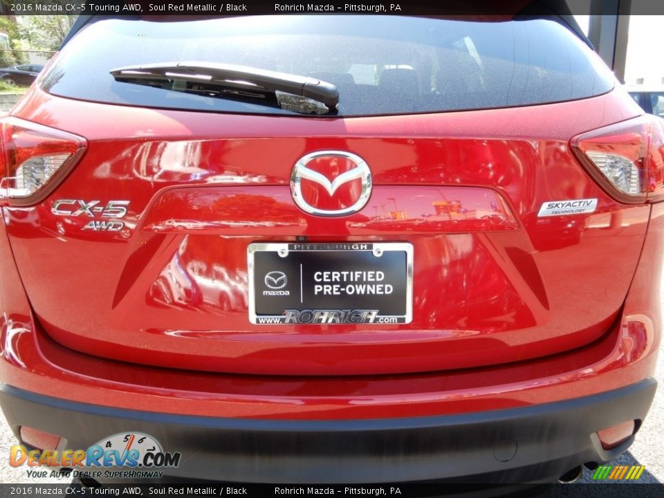 2016 Mazda CX-5 Touring AWD Soul Red Metallic / Black Photo #16