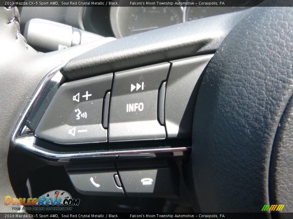 2019 Mazda CX-5 Sport AWD Soul Red Crystal Metallic / Black Photo #15