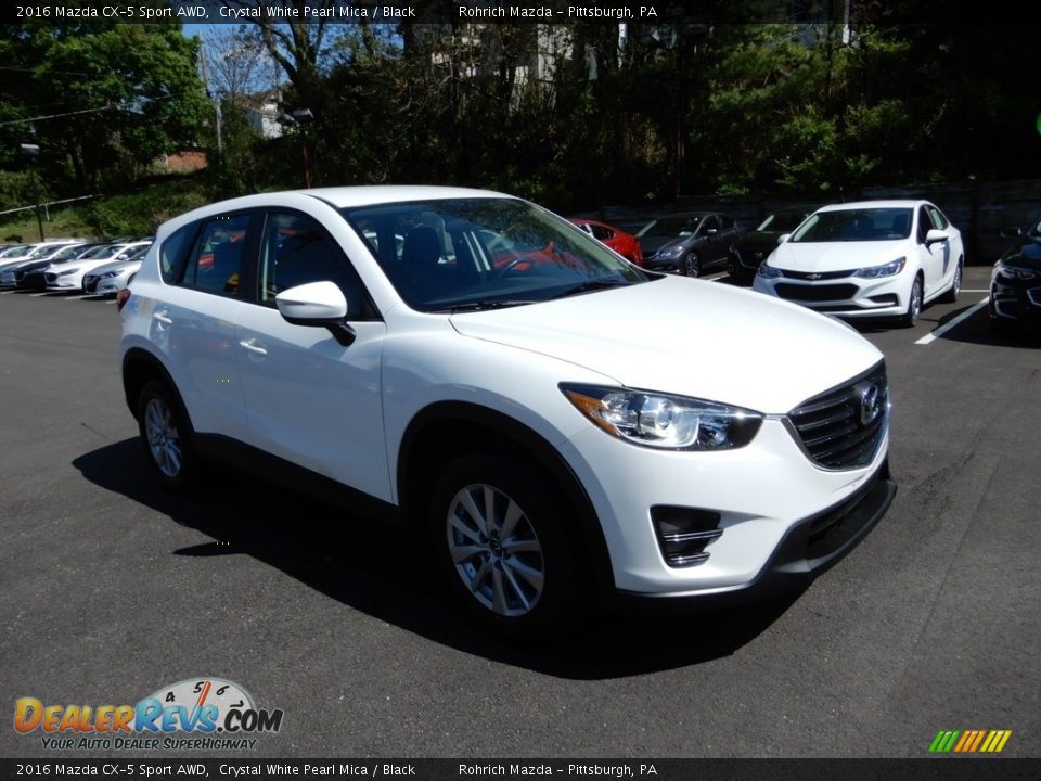 2016 Mazda CX-5 Sport AWD Crystal White Pearl Mica / Black Photo #1