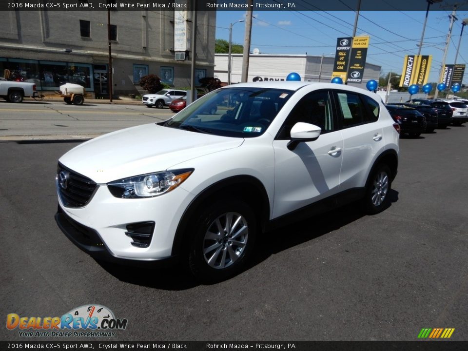 2016 Mazda CX-5 Sport AWD Crystal White Pearl Mica / Black Photo #3