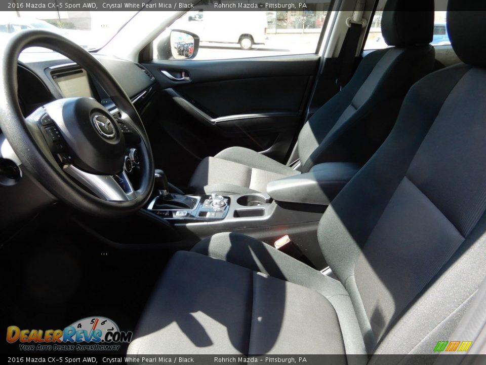 2016 Mazda CX-5 Sport AWD Crystal White Pearl Mica / Black Photo #6
