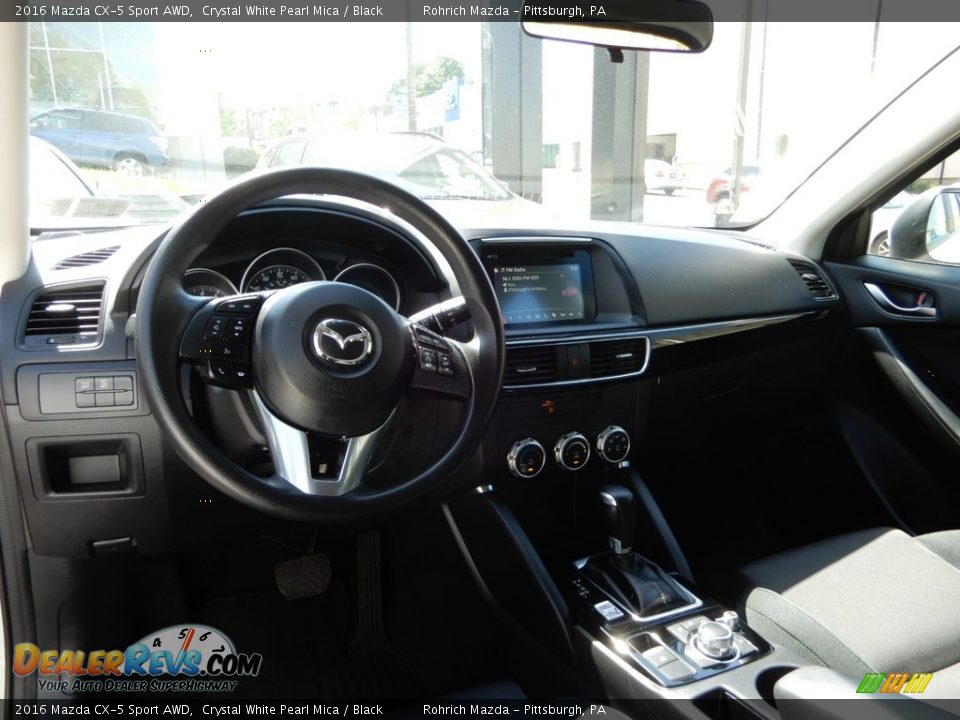 2016 Mazda CX-5 Sport AWD Crystal White Pearl Mica / Black Photo #8