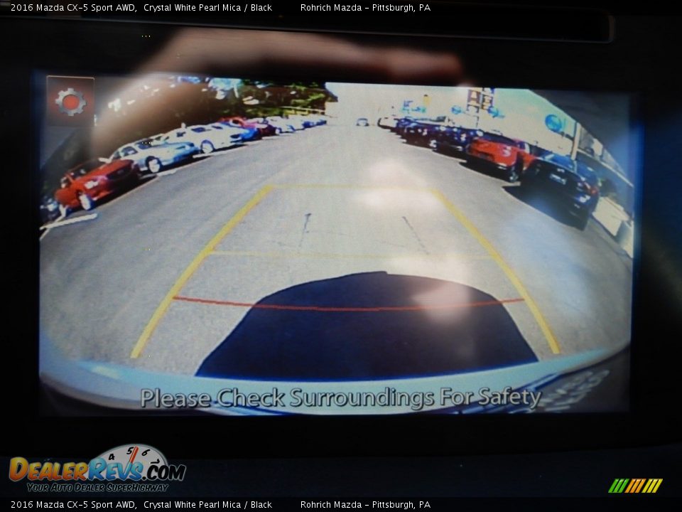 2016 Mazda CX-5 Sport AWD Crystal White Pearl Mica / Black Photo #9