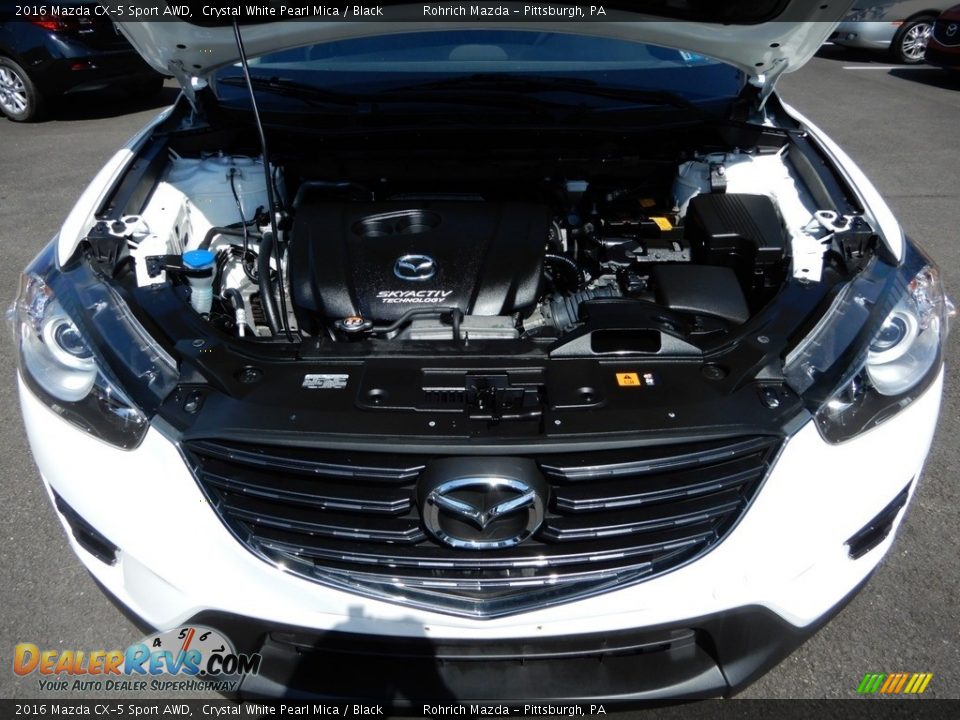 2016 Mazda CX-5 Sport AWD Crystal White Pearl Mica / Black Photo #11