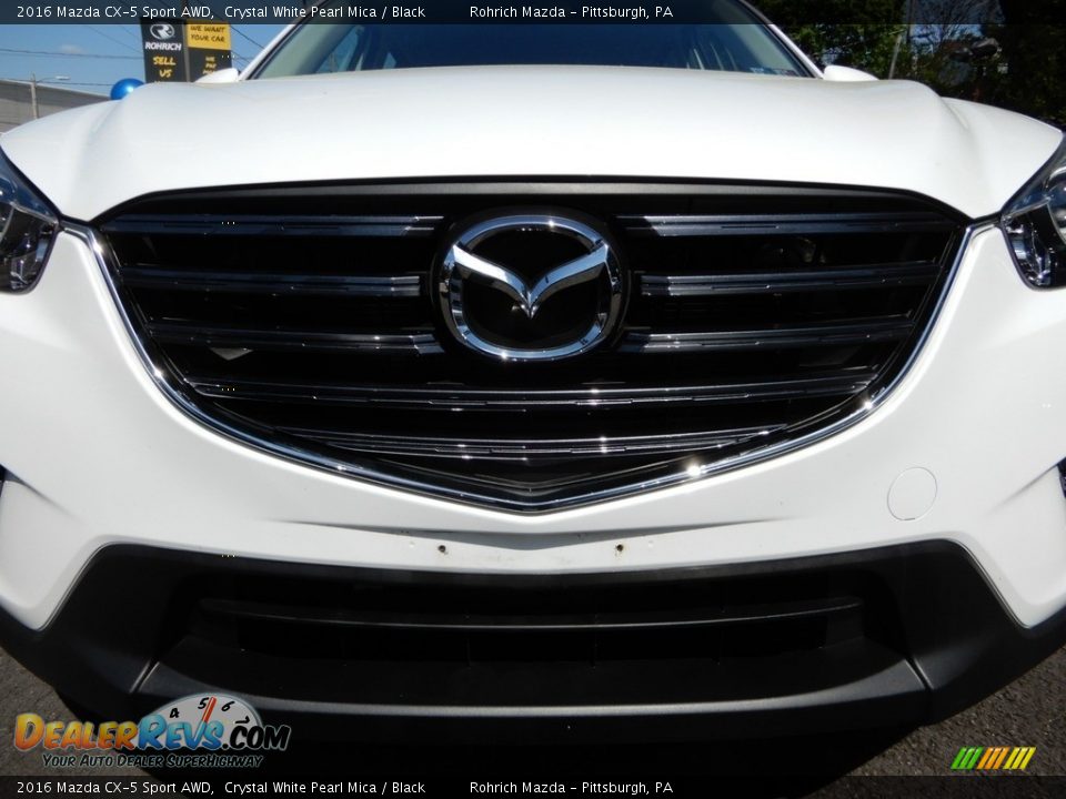 2016 Mazda CX-5 Sport AWD Crystal White Pearl Mica / Black Photo #13