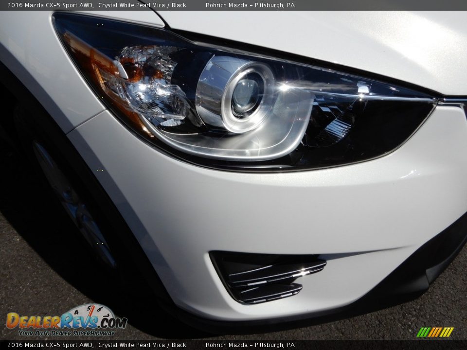 2016 Mazda CX-5 Sport AWD Crystal White Pearl Mica / Black Photo #14