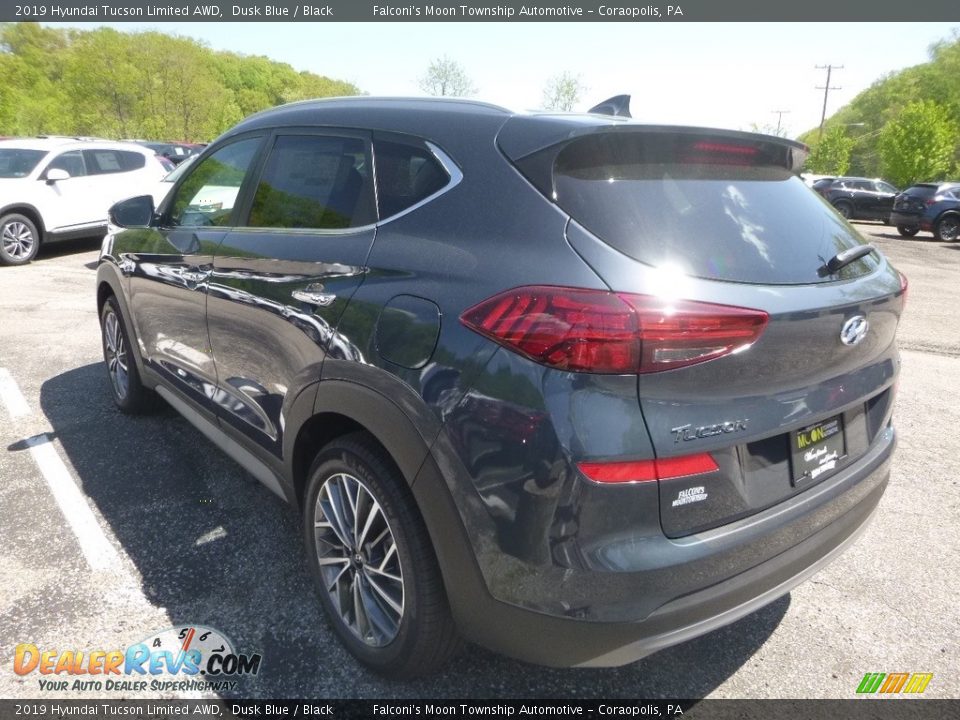 2019 Hyundai Tucson Limited AWD Dusk Blue / Black Photo #6