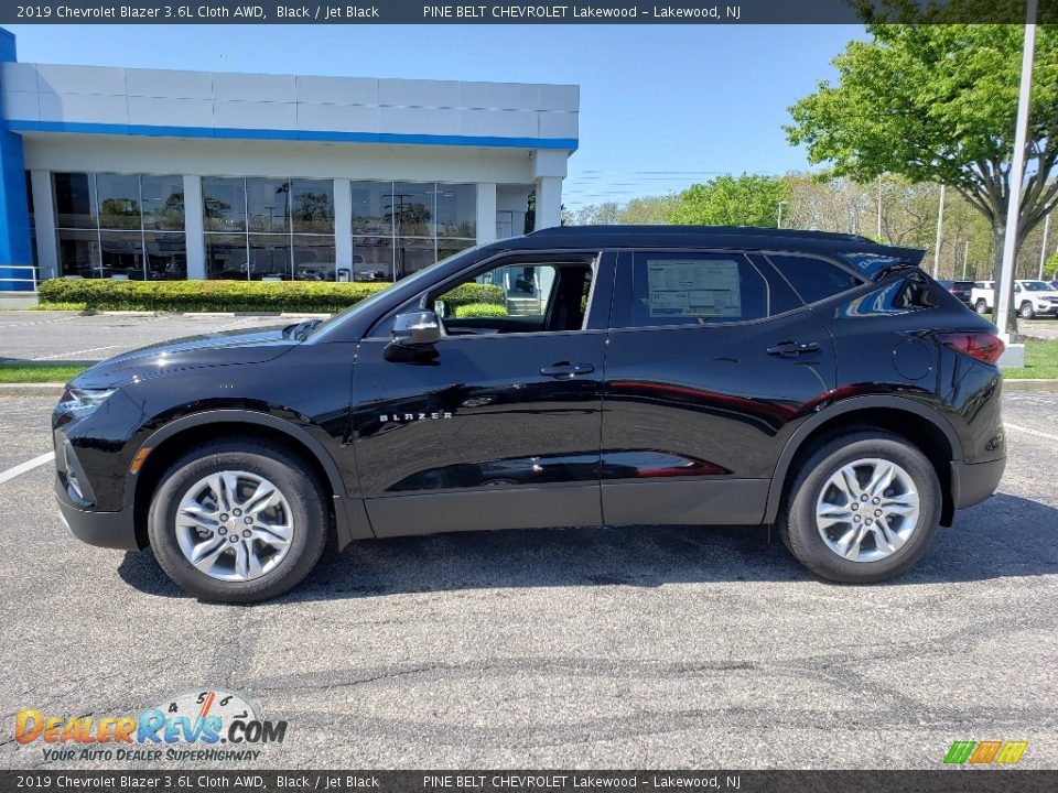 2019 Chevrolet Blazer 3.6L Cloth AWD Black / Jet Black Photo #3