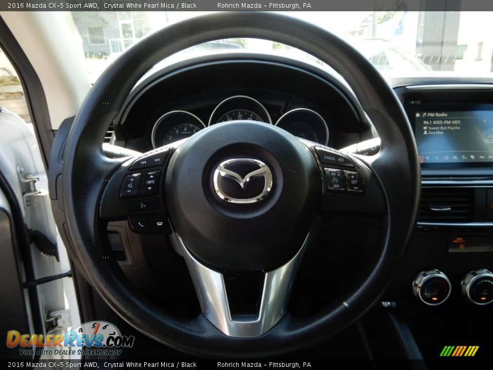 2016 Mazda CX-5 Sport AWD Crystal White Pearl Mica / Black Photo #20