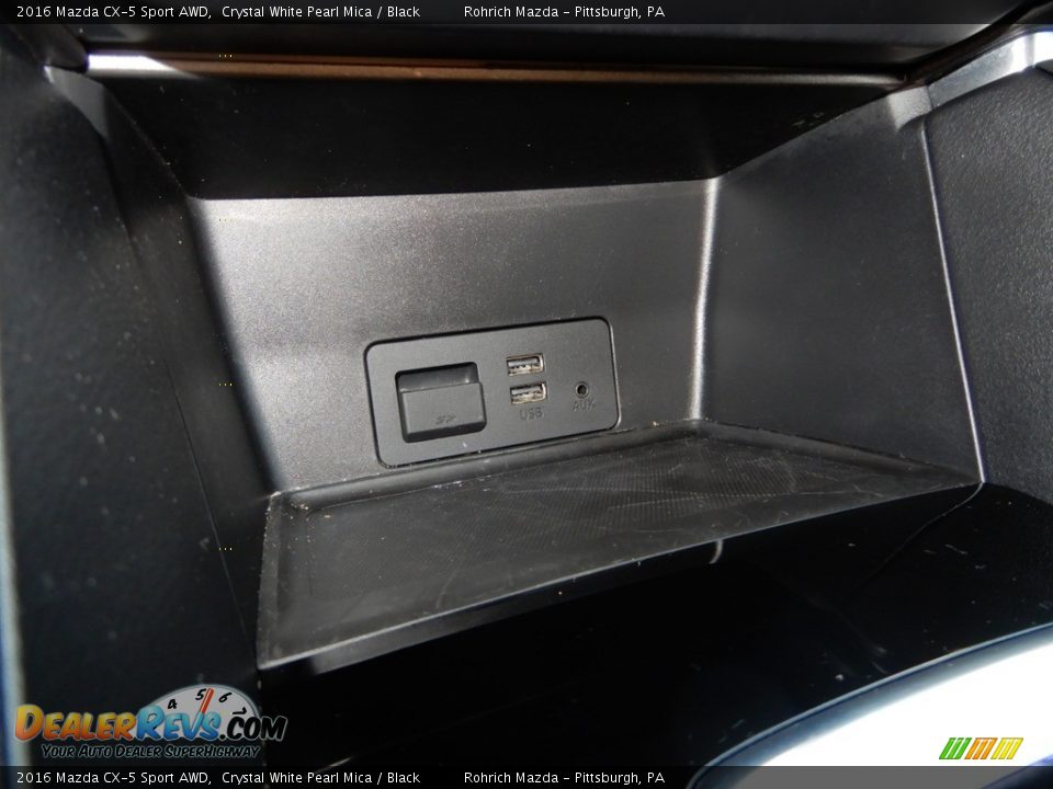 2016 Mazda CX-5 Sport AWD Crystal White Pearl Mica / Black Photo #23
