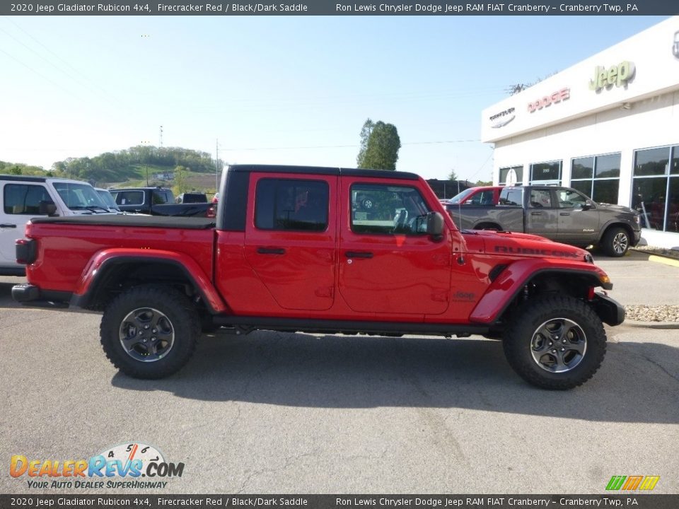 2020 Jeep Gladiator Rubicon 4x4 Firecracker Red / Black/Dark Saddle Photo #6