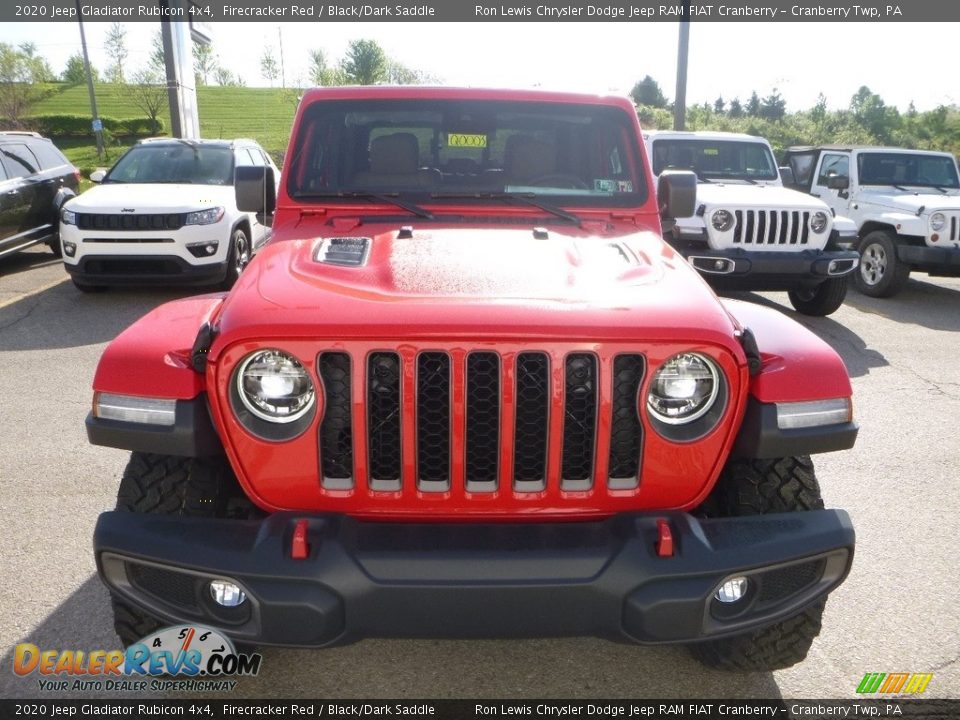 2020 Jeep Gladiator Rubicon 4x4 Firecracker Red / Black/Dark Saddle Photo #8