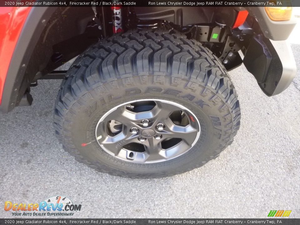 2020 Jeep Gladiator Rubicon 4x4 Firecracker Red / Black/Dark Saddle Photo #9