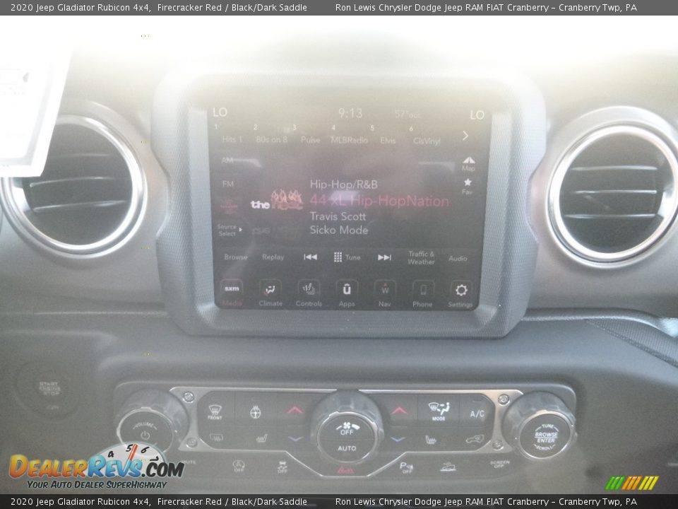 2020 Jeep Gladiator Rubicon 4x4 Firecracker Red / Black/Dark Saddle Photo #16