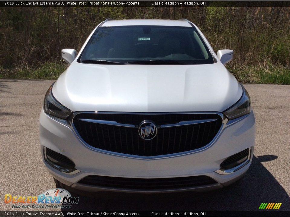 2019 Buick Enclave Essence AWD White Frost Tricoat / Shale/Ebony Accents Photo #6