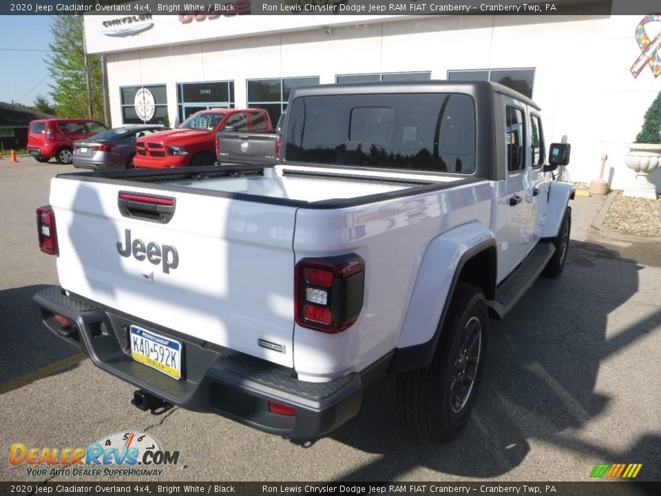 2020 Jeep Gladiator Overland 4x4 Bright White / Black Photo #6