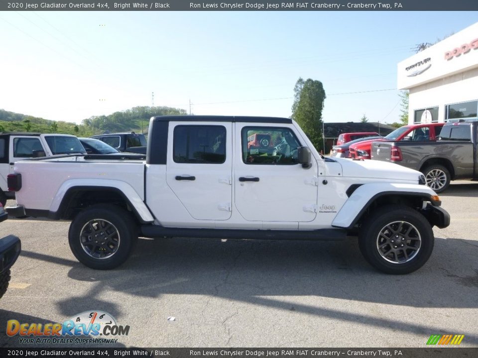 Bright White 2020 Jeep Gladiator Overland 4x4 Photo #8