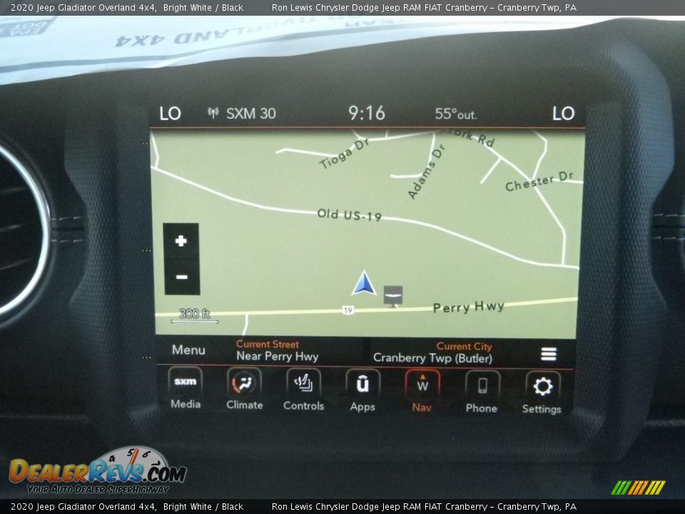 Navigation of 2020 Jeep Gladiator Overland 4x4 Photo #18