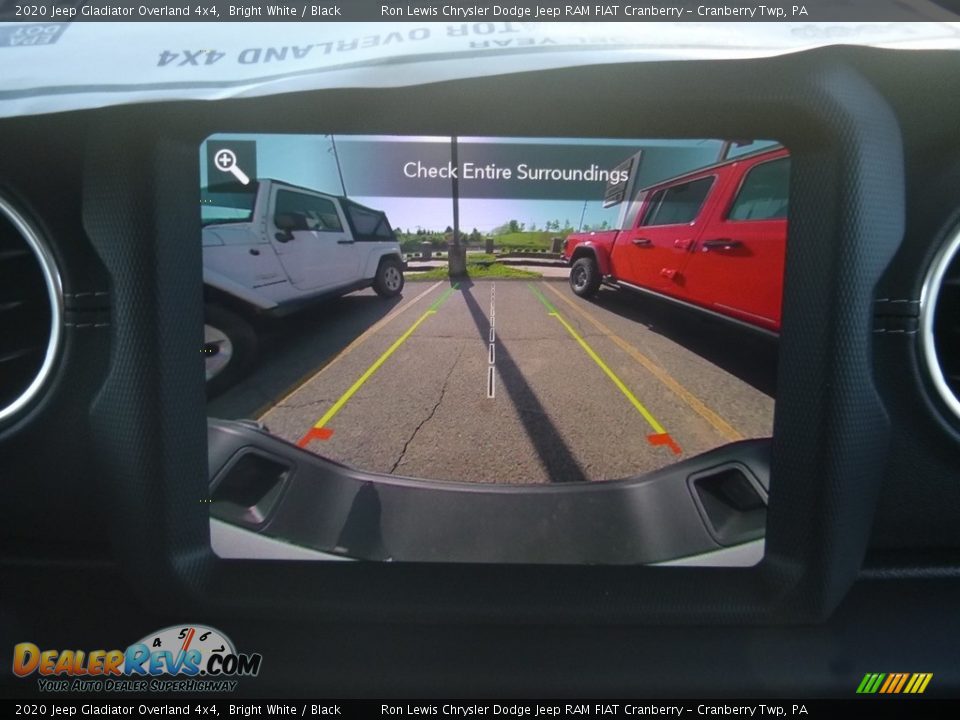 2020 Jeep Gladiator Overland 4x4 Bright White / Black Photo #19