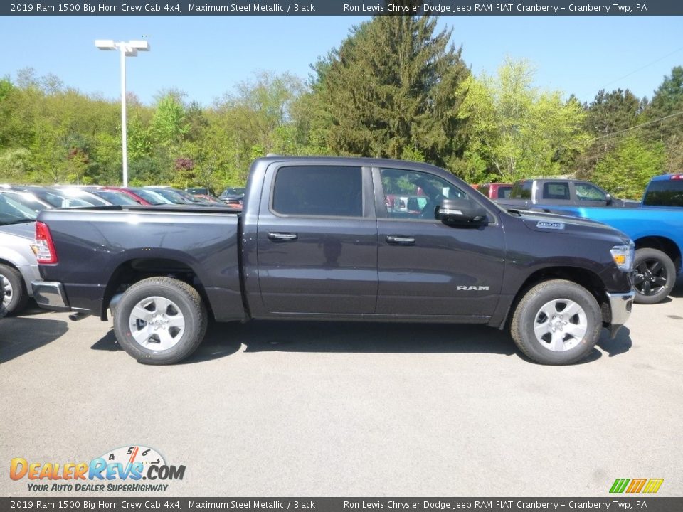 2019 Ram 1500 Big Horn Crew Cab 4x4 Maximum Steel Metallic / Black Photo #5
