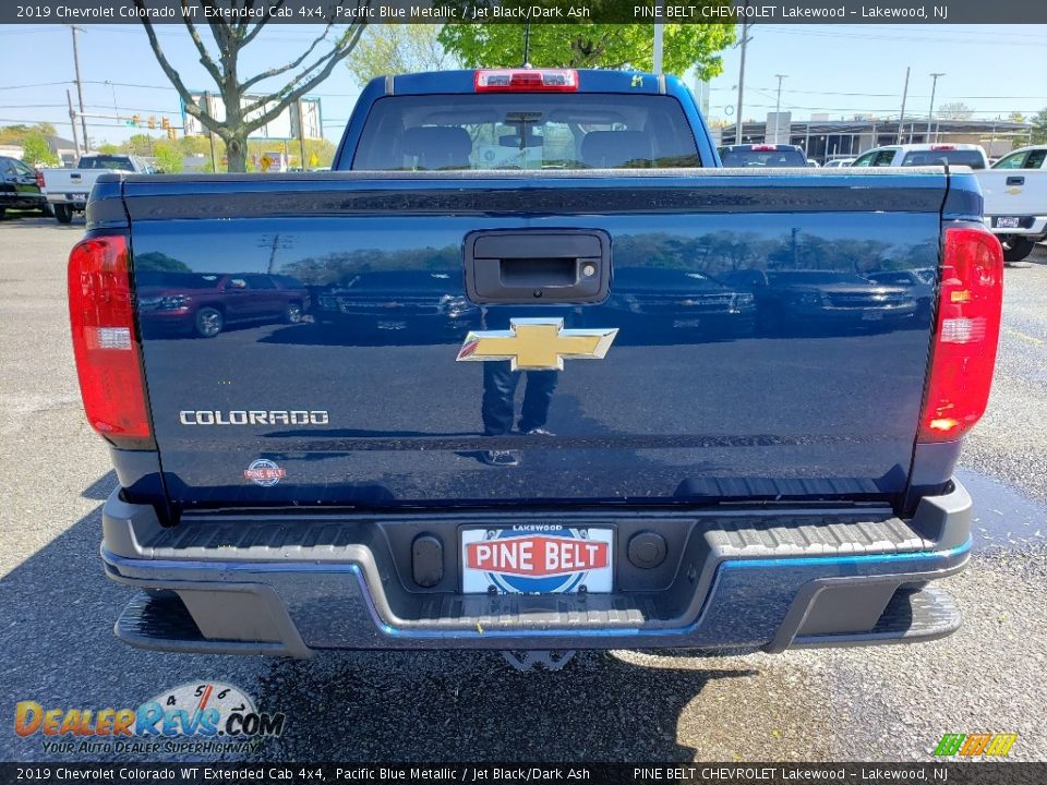 2019 Chevrolet Colorado WT Extended Cab 4x4 Pacific Blue Metallic / Jet Black/Dark Ash Photo #5