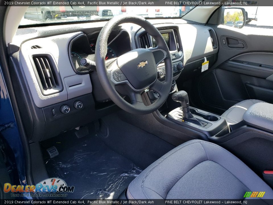 2019 Chevrolet Colorado WT Extended Cab 4x4 Pacific Blue Metallic / Jet Black/Dark Ash Photo #6