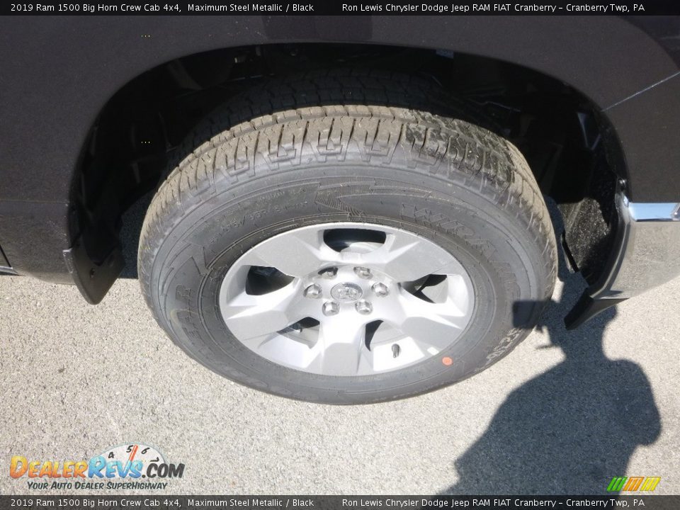 2019 Ram 1500 Big Horn Crew Cab 4x4 Maximum Steel Metallic / Black Photo #7