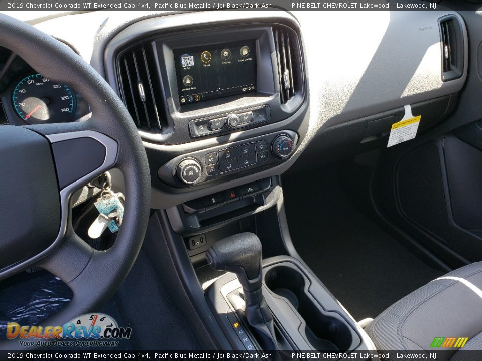 2019 Chevrolet Colorado WT Extended Cab 4x4 Pacific Blue Metallic / Jet Black/Dark Ash Photo #10