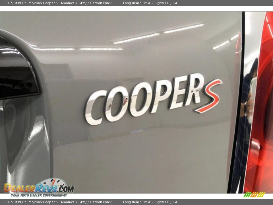 2019 Mini Countryman Cooper S Moonwalk Grey / Carbon Black Photo #7