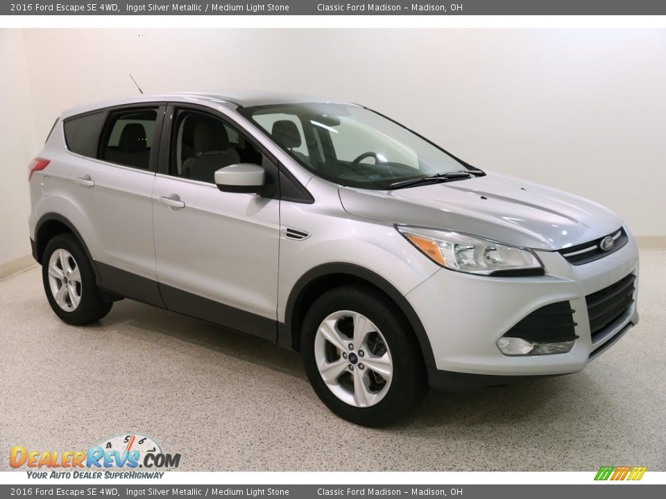 2016 Ford Escape SE 4WD Ingot Silver Metallic / Medium Light Stone Photo #1