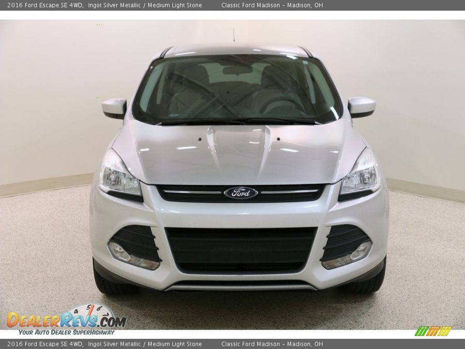2016 Ford Escape SE 4WD Ingot Silver Metallic / Medium Light Stone Photo #2
