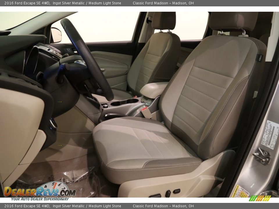 2016 Ford Escape SE 4WD Ingot Silver Metallic / Medium Light Stone Photo #5