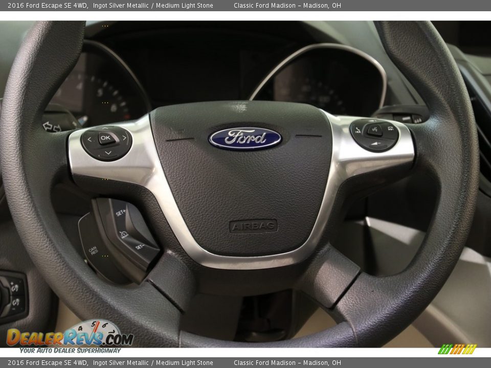 2016 Ford Escape SE 4WD Ingot Silver Metallic / Medium Light Stone Photo #7