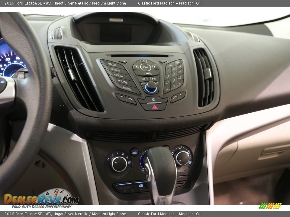 2016 Ford Escape SE 4WD Ingot Silver Metallic / Medium Light Stone Photo #9