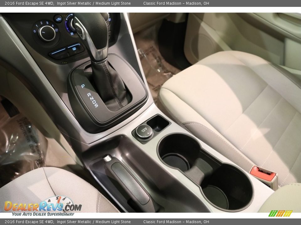 2016 Ford Escape SE 4WD Ingot Silver Metallic / Medium Light Stone Photo #12