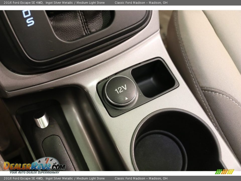 2016 Ford Escape SE 4WD Ingot Silver Metallic / Medium Light Stone Photo #13