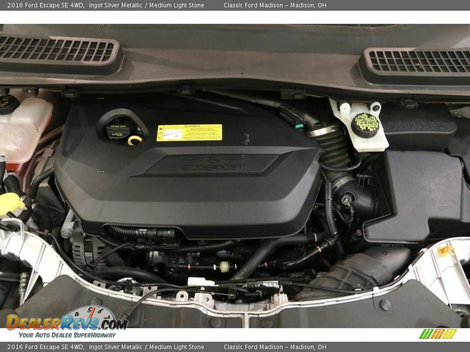 2016 Ford Escape SE 4WD Ingot Silver Metallic / Medium Light Stone Photo #18