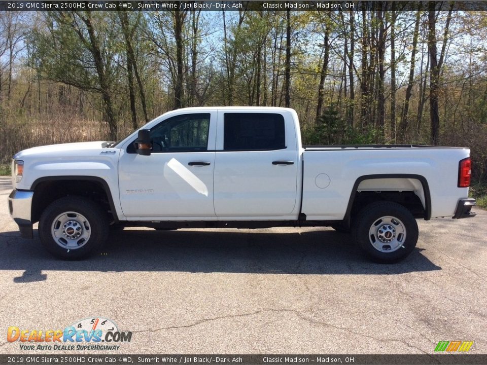 2019 GMC Sierra 2500HD Crew Cab 4WD Summit White / Jet Black/­Dark Ash Photo #2