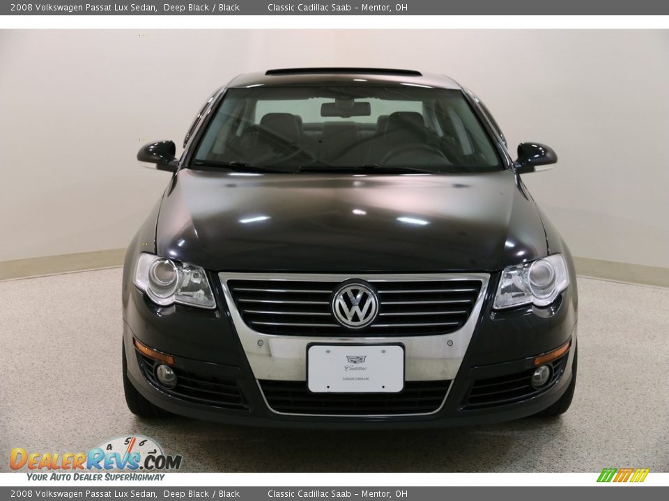 2008 Volkswagen Passat Lux Sedan Deep Black / Black Photo #2
