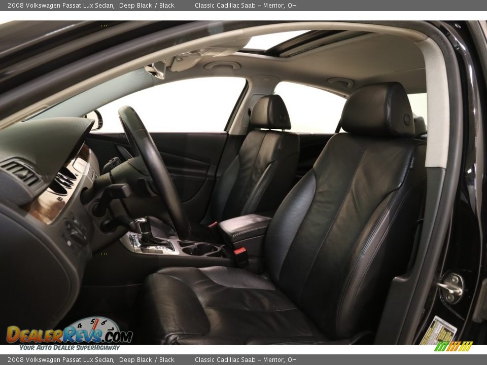 2008 Volkswagen Passat Lux Sedan Deep Black / Black Photo #5
