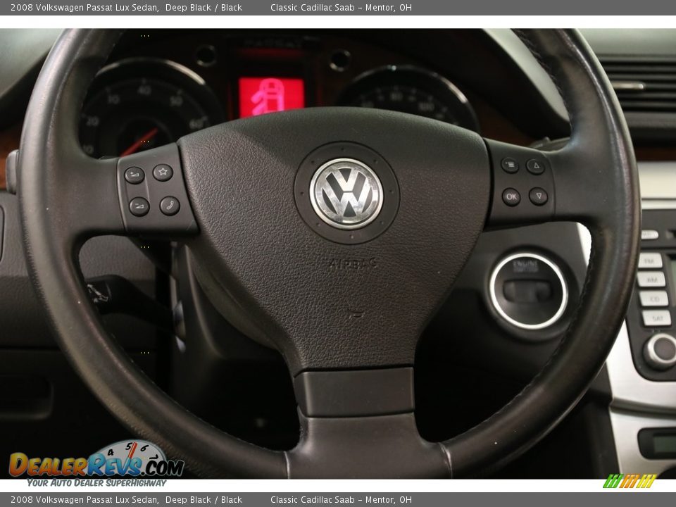 2008 Volkswagen Passat Lux Sedan Deep Black / Black Photo #6
