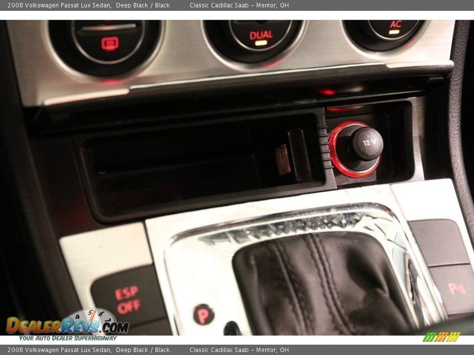 2008 Volkswagen Passat Lux Sedan Deep Black / Black Photo #10