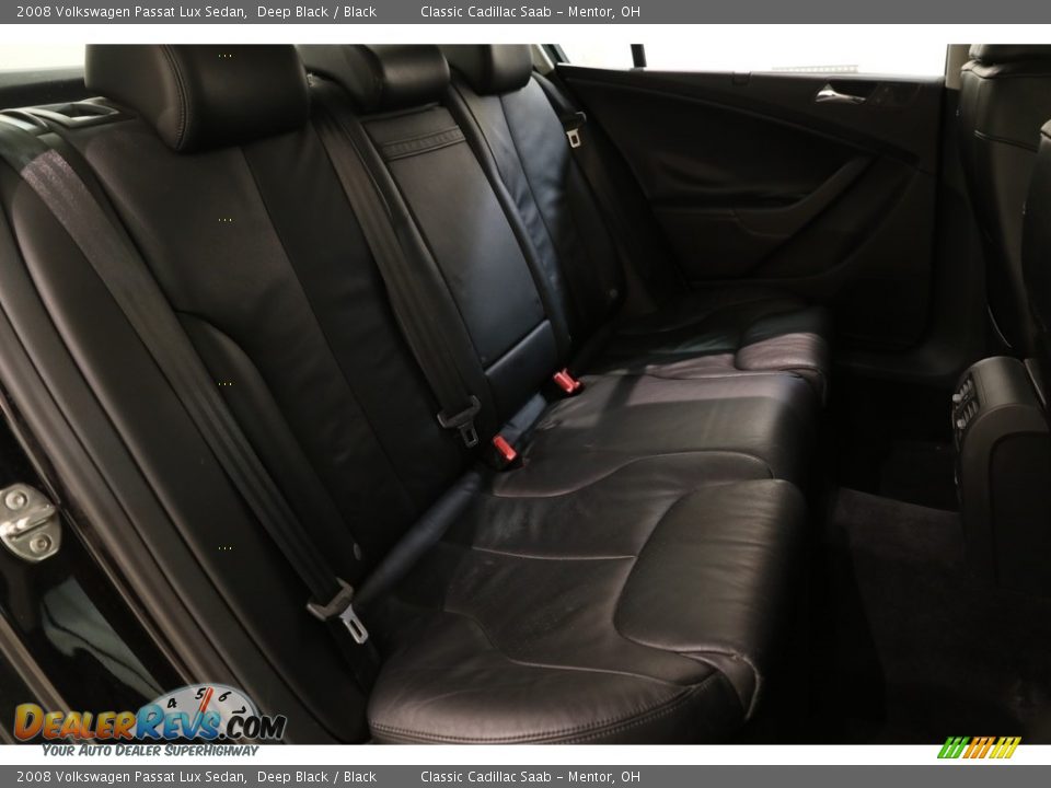 2008 Volkswagen Passat Lux Sedan Deep Black / Black Photo #12