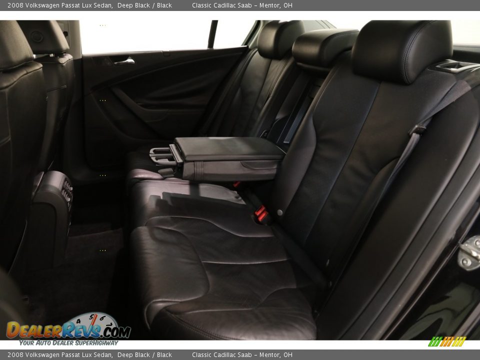 2008 Volkswagen Passat Lux Sedan Deep Black / Black Photo #14