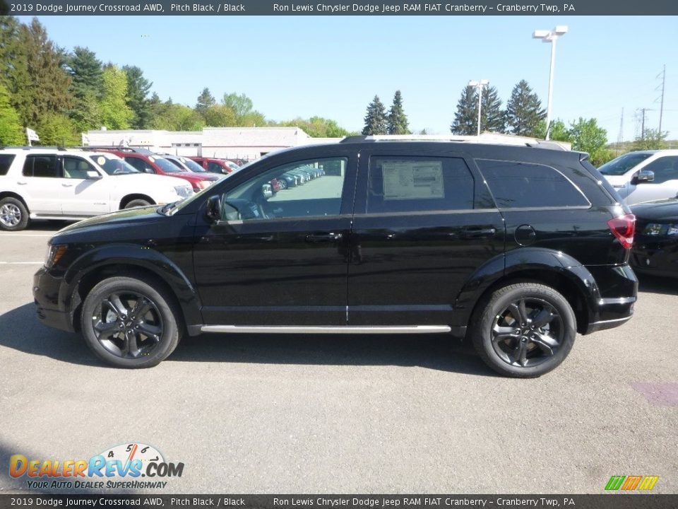 2019 Dodge Journey Crossroad AWD Pitch Black / Black Photo #3