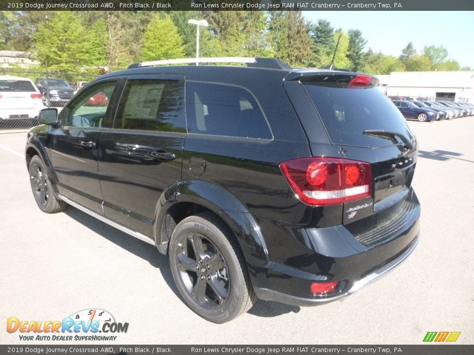 2019 Dodge Journey Crossroad AWD Pitch Black / Black Photo #4