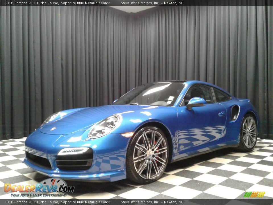 Front 3/4 View of 2016 Porsche 911 Turbo Coupe Photo #2
