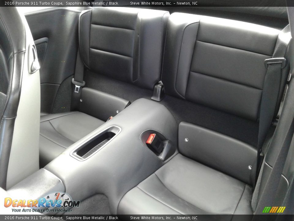 Rear Seat of 2016 Porsche 911 Turbo Coupe Photo #12